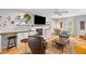 Inviting living room with a fireplace, stylish furniture, and ample natural light at 471 Springfield Rd, Mount Pleasant, SC 29464