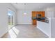 Eat-in kitchen with stainless steel appliances, wood cabinetry, and a sliding glass door to the backyard at 505 Greywood Ln, Goose Creek, SC 29445