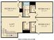 Floor plan of the home's second floor, showing the bedrooms, bathrooms, and loft at 511 Verdi Dr, Summerville, SC 29486