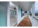 Charming balcony with a view into the bedroom and beyond at 520 Sanders Farm Ln, Wando, SC 29492