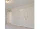 Bedroom with plush carpeting, double door closet, and a door leading to the hallway at 525 Verdi Dr, Summerville, SC 29486