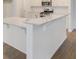 Kitchen island with granite countertops and white cabinetry at 525 Verdi Dr, Summerville, SC 29486