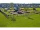 Fenced playground with play structure and grassy area at 525 Verdi Dr, Summerville, SC 29486