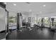 Bright exercise room with modern equipment, natural light and mirrored wall at 60 Fenwick Hall Allee # 728, Johns Island, SC 29455