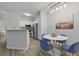 Modern kitchen with stainless steel appliances and eating area at 60 Fenwick Hall Allee # 728, Johns Island, SC 29455