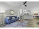 Bright living room featuring modern decor, plush seating, and stylish accents at 60 Fenwick Hall Allee # 728, Johns Island, SC 29455