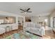 Bright living room with an open floor plan and hardwood floors at 7034 Lanier St, Hanahan, SC 29410