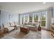 Cozy living room with large windows, hardwood floors, and comfortable furniture at 801 Balgrove Ct # 801, Mount Pleasant, SC 29466