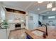 Elegant kitchen with white cabinets, stainless steel appliances, and eat-in area at 810 Harbor Place Dr, Charleston, SC 29412