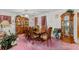 Formal dining room with hardwood furniture and traditional decor at 102 Wright Ln, Goose Creek, SC 29445