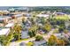 An aerial view of a residential neighborhood featuring tree-lined streets and well-maintained homes at 1079 Lockhart St, North Charleston, SC 29405