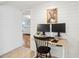 Bright office space with a modern desk, dual monitors, and stylish decor at 1079 Lockhart St, North Charleston, SC 29405