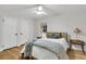 Bright bedroom features hardwood floors and great natural light at 123 Sharon Dr, Walterboro, SC 29488