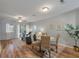 Open-concept living and dining area with hardwood floors and natural light at 138 Taylor Cir, Goose Creek, SC 29445