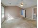 Spacious bedroom with natural light and view into bathroom at 1529 Wellesley Cir, Mount Pleasant, SC 29466