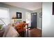 Cozy dining area with wood floors, natural light, and contemporary decor at 1902 Morgan Ave, North Charleston, SC 29406
