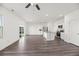 Open-concept living room and kitchen with stainless appliances and ample natural light at 192 Lyra Ln, Summerville, SC 29486
