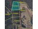 Aerial view of the property, highlighting its location in a quiet, rural neighborhood at 197 Melrose Pl, Moncks Corner, SC 29461