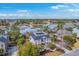 Aerial view of beautiful coastal community, showcasing a two-story home, waterfront access and lush landscaping at 2040 Ashburton Way, Mount Pleasant, SC 29466
