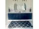 Bathroom with double vanity, decorative tile, and plenty of storage space at 2040 Ashburton Way, Mount Pleasant, SC 29466