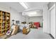 Functional basement space, featuring a shelving unit, and a clean, well-lit area for work or storage at 23 Lowndes Pointe Dr, Charleston, SC 29403