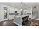 Beautiful kitchen with island and stainless appliances with adjacent access to an outdoor living space at 2690 Park W Blvd, Mount Pleasant, SC 29466
