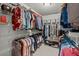 Organized walk-in closet with ample storage racks and shelving for clothing and accessories at 2690 Park W Blvd, Mount Pleasant, SC 29466