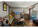 Inviting living room with wood floors, a cozy sofa, and eclectic decor at 29 Wendy Lane, Charleston, SC 29407