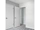 Bedroom with white walls and carpeted floors; note the closet and doorway at 2901 Newport Pl, North Charleston, SC 29420