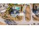 Drone's-eye view of a property, complete with a private swimming pool, spacious driveway at 2975 Yachtsman Dr, Mount Pleasant, SC 29466