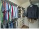 Walk-in closet features custom shelving and hanging storage at 2975 Yachtsman Dr, Mount Pleasant, SC 29466