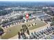 Expansive overhead view displaying the community with its numerous lakes and ponds at 301 Forsythia Ave, Summerville, SC 29483