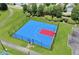 A fenced basketball court offers a recreational space for residents to enjoy outdoor activities at 301 Forsythia Ave, Summerville, SC 29483