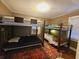 Bedroom with multiple bunkbeds, offering ample sleeping space and featuring an area rug at 3695 Cannon Rd, Round O, SC 29474