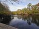 Scenic view of the river surrounded by trees and colorful foliage in a peaceful natural setting at 3695 Cannon Rd, Round O, SC 29474