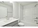 Bathroom featuring a vanity with silver fixtures and shower-tub combination at 4045 Oxeye Loop, Johns Island, SC 29455
