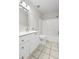 Bright bathroom featuring tiled floors, a shower and bathtub combo, vanity with mirror, and lighting at 405 Springfield Rd, Mount Pleasant, SC 29464