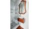 Modern bathroom featuring glass enclosed shower with a vessel sink with custom wood vanity at 41 Tradd St, Charleston, SC 29401