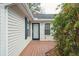 Outdoor patio featuring a wood deck, manicured green plants and privacy for relaxation at 642 Bridlewood Ln, Mount Pleasant, SC 29466