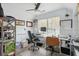 Bright home office with ample workspace, natural light, and organized storage at 642 Bridlewood Ln, Mount Pleasant, SC 29466