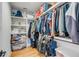 Walk-in closet with organized shelving and ample storage space at 668 Ferry St, Mount Pleasant, SC 29464