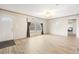 Inviting living room with modern flooring, a ceiling fan, and plenty of natural light at 754 Miriam Ln, Ridgeville, SC 29472