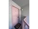 Inviting front door with a welcome mat and charming entryway at 7955 Timbercreek Ln # 1807, North Charleston, SC 29418