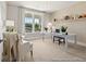 Inviting home office with natural light, patterned wallpaper, and modern decor at 1022 House Finch Ave # Cc3-22-10P, Ravenel, SC 29470