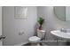 Cozy half bathroom features stylish decor and modern fixtures at 1050 Marsh Harrier Dr # Cc3-15-3P, Ravenel, SC 29470