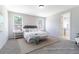 This bedroom features neutral walls, carpeted floors, and natural light from two windows at 1050 Marsh Harrier Dr # Cc3-15-3P, Ravenel, SC 29470