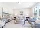 Well-lit living room with modern decor, comfortable seating, and large windows at 1050 Marsh Harrier Dr # Cc3-15-3P, Ravenel, SC 29470