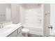 Bathroom featuring a shower-tub combo and modern vanity at 1056 Marsh Harrier Dr # Cc3-15-6P, Ravenel, SC 29470