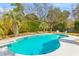 Inviting backyard pool featuring a diving board, lounge chairs, and lush landscaping at 1060 Yeamans Hall Rd, Hanahan, SC 29410