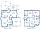 Detailed floor plan showcasing the layout of the first and second floors of the home at 118 Freeman St, Mount Pleasant, SC 29464